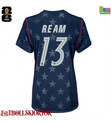 Förenta stater Tim Ream #13 Bortatröja Dam VM 2026 Kortärmad